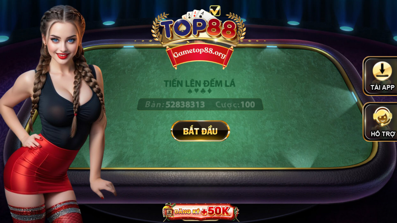 Tiến lên đếm lá Top88 - Nơi thử thách chiến thuật 